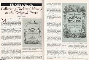 Seller image for Collecting Dickens' Novels in The Original Parts. This is an original article separated from an issue of The Book & Magazine Collector publication, 2004. for sale by Cosmo Books