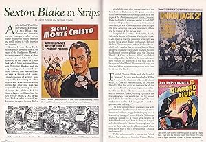 Imagen del vendedor de Sexton Blake in Strips. This is an original article separated from an issue of The Book & Magazine Collector publication, 2004. a la venta por Cosmo Books