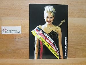 Bild des Verkufers fr Original Autogramm Sandra Hoffmann Miss Germany 2000 Reichsbrger /// Autogramm Autograph signiert signed signee zum Verkauf von Antiquariat im Kaiserviertel | Wimbauer Buchversand