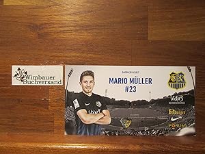 Seller image for Autogrammkarte Mario Mller 1.FC Saarbrcken Saison 2016 2017 for sale by Antiquariat im Kaiserviertel | Wimbauer Buchversand