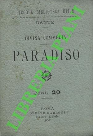 Bild des Verkufers fr Divina Commedia. Paradiso. zum Verkauf von Libreria Piani