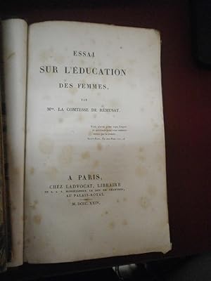 Essai sur l'éducation des femmes