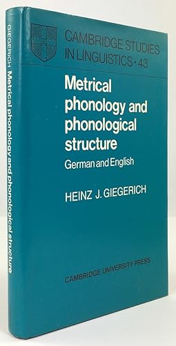 Immagine del venditore per Matrical Phonology and Phonological Structure. German and English. venduto da Antiquariat Heiner Henke
