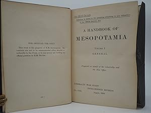 Imagen del vendedor de A Handbook of Mesopotamia. Volume 1: General. (No. 1118) a la venta por ROBIN SUMMERS BOOKS LTD