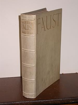 Faust - Eine Tragödie . Erster und Zweiter Teil , von Goethe, Schrifttitel von F. H. Ehmcke