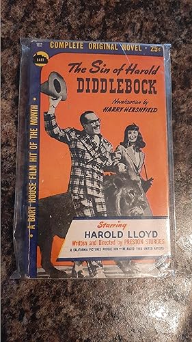 Imagen del vendedor de The Sin of Harold Diddlebock a la venta por Darby Jones