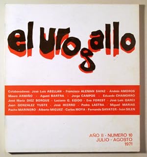 Imagen del vendedor de EL UROGALLO. Revista literaria bimestral. N 10 - Julio-agosto 1971 a la venta por Llibres del Mirall