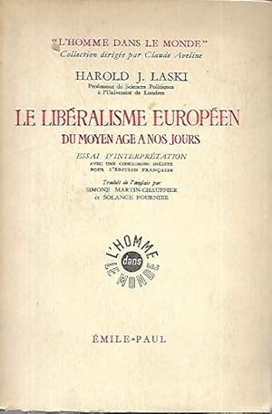 Immagine del venditore per Le lib  ralisme europ  en du moyen age   nos jours venduto da Messinissa libri