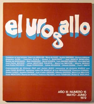 Seller image for EL UROGALLO. Revista literaria bimestral. N 15 - Mayo-junio 1972 for sale by Llibres del Mirall