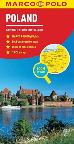 Bild des Verkufers fr Poland Marco Polo Map zum Verkauf von moluna