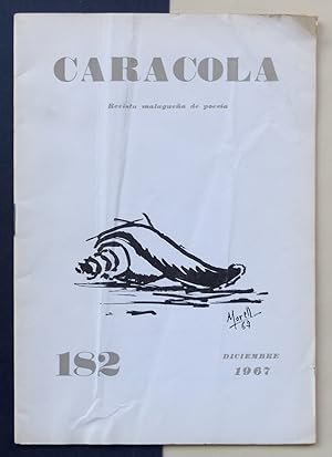 Imagen del vendedor de Caracola. Revista malaguea de poesa. n182, ao XVI, diciembre 1967. a la venta por Il Tuffatore