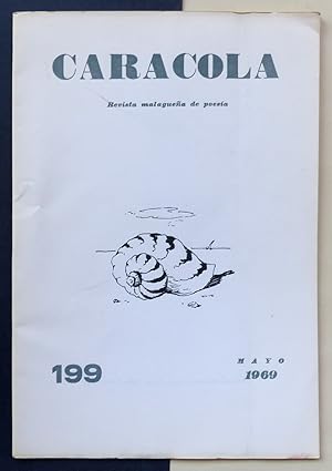 Imagen del vendedor de Caracola. Revista malaguea de poesa. n199, ao XVII, mayo 1969. a la venta por Il Tuffatore