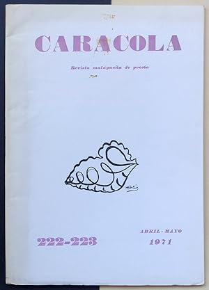 Caracola. Revista malagueña de poesía. nº222-223, año XIX, abril-mayo. 1971.