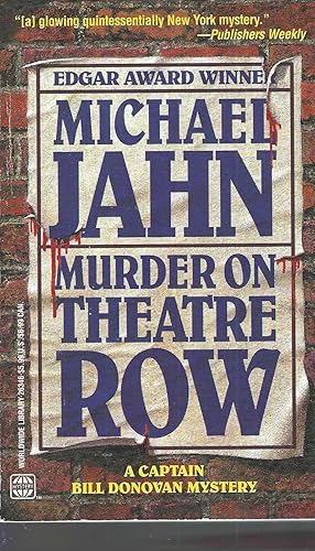 Seller image for Murder On Theatre Row (Bill Donovan Mysteries) for sale by Vada's Book Store