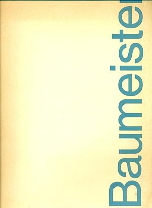 Seller image for Willi Baumeister. Malerei und Graphik der 20er Jahre. Katalog der Ausstellung in der Staatsgalerie Stuttgart vom 13.12.1969 - 28.2.1970. for sale by Online-Buchversand  Die Eule