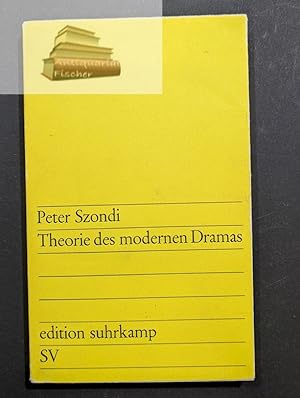 Bild des Verkäufers für Theorie des modernen Dramas. edition suhrkamp ; 27 zum Verkauf von Antiquariat-Fischer - Preise inkl. MWST