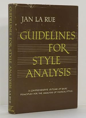 Seller image for Guidelines for Style Analysis for sale by Evolving Lens Bookseller