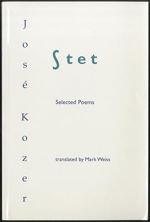 Imagen del vendedor de Stet: Selected Poems a la venta por Between the Covers-Rare Books, Inc. ABAA