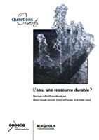 Bild des Verkufers fr L'eau, Une Ressource Durable ? zum Verkauf von RECYCLIVRE