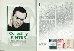 Seller image for Collecting Harold Pinter : The Collectable Works of the Celebrated Playwright. This is an original article separated from an issue of The Book & Magazine Collector publication, 2006. for sale by Cosmo Books