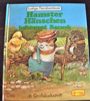 Hamster Hänschen bekommt Besuch; Bilderbuch in Großdruckschrift