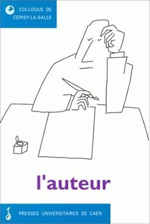 Image du vendeur pour L'Auteur mis en vente par JLG_livres anciens et modernes