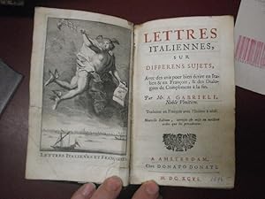 Lettres italiennes sur différens sujets