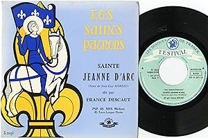 "SAINTE JEANNE D'ARC" France DESCAUT / Disque EP 45 tours original français (NM) 1959