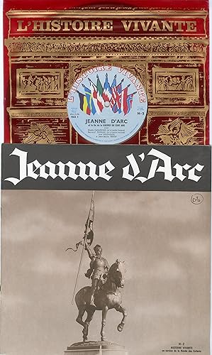 "JEANNE D'ARC" Gisèle CASADESUS, Bernard DHERAN (Livre-disque 33tours 25cm ) Mint