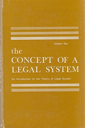 Seller image for The Concept of a Legal System for sale by BASEMENT BOOKS