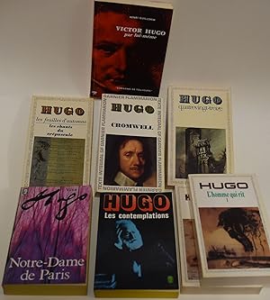 Konvolut 8 Bücher: Victor Hugo par lui-même, L`Homme qui rit i&II, Les contemplations, Notre-Dame...