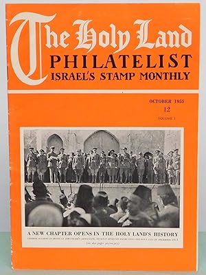 Image du vendeur pour The Holy Land Philatelist - Israel's Stamp Monthly - October 1955 Volume I Number 12 mis en vente par Argyl Houser, Bookseller