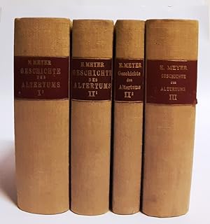 Geschichte des Altertums. Bände 1.2, 2.1, 2.2. und 3. Gebunden in 4 Bänden.