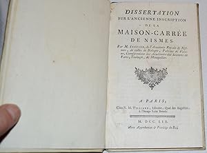 Dissertation sur l'ancienne inscription de la Maison-carrée de Nismes