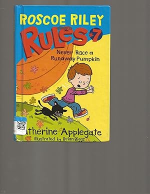 Seller image for Never Race A Runaway Pumpkin (Turtleback School & Library Binding Edition) (Roscoe Riley Rules) for sale by TuosistBook