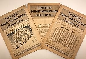 United Mine Workers Journal June,1, Nov,1, Nov 15 3 Issues
