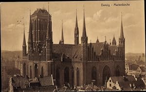 Ansichtskarte / Postkarte Danzig, Marienkirche