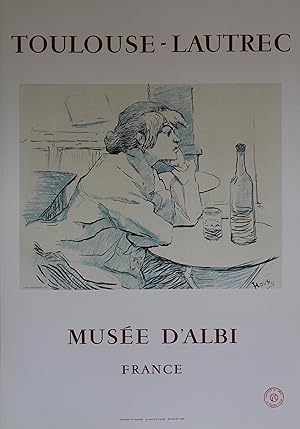 "TOULOUSE-LAUTREC : LA BUVEUSE (Suzanne VALADON 1889)" EXPOSITION SOCIÉTÉ DES AMIS DU MUSÉE D'ALB...