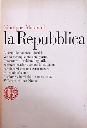 Seller image for LA REPUBBLICA for sale by libreria minerva