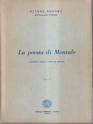 Bild des Verkufers fr La poesia di Montale 2vv zum Verkauf von Librodifaccia
