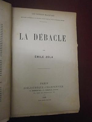 La débacle (Edition originale sur papier ordinaire après 33 ex. sur Japon & 330 sur Hollande.)