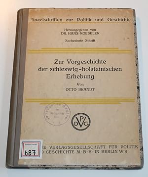Bild des Verkufers fr Zwei Werke zur Schleswig-Holsteinischen Erhebung in 1 Bd. zum Verkauf von Antiquariat Diderot