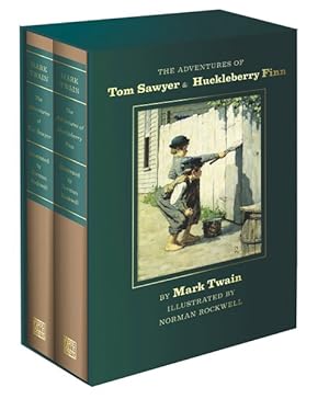 Seller image for Adventures of Tom Sawyer and Huckleberry Finn : Norman Rockwell Edition for sale by GreatBookPrices