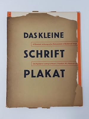 Seller image for Das Kleine Schrift Plakat: 24 Beispiele Wirkungsvoller Kleinplakate in Buchdruck Hergest. for sale by Munster & Company LLC, ABAA/ILAB