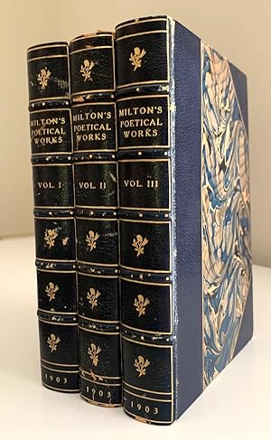 Imagen del vendedor de Milton's Poetical Works (3 Volumes) a la venta por Randall's Books