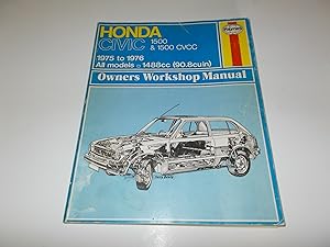 Imagen del vendedor de Honda Civic 1500 & 1500 CVCC 1975 to 1976 All Models Owner's Workshop Manual a la venta por Paradise Found Books