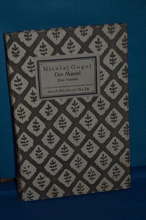 Immagine del venditore per Der Mantel : Novelle (Insel-Bcherei Nr. 24) venduto da Antiquarische Fundgrube e.U.