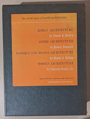 Seller image for Roman Architecture, Gothic Architecture, Baroque and Rococo Architecture, Modern Architecture (The Great Ages of World Architecture) 4 volume set for sale by Raven & Gryphon Fine Books