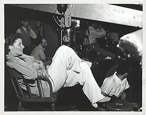 Bild des Verkufers fr Adam's Rib (Original double weight photograph of Katharine Hepburn from the set of the 1949 film) zum Verkauf von Royal Books, Inc., ABAA