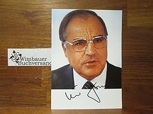 Autogramm Helmut Kohl Bundeskanzler /// Autogramm Autograph signiert signed signee